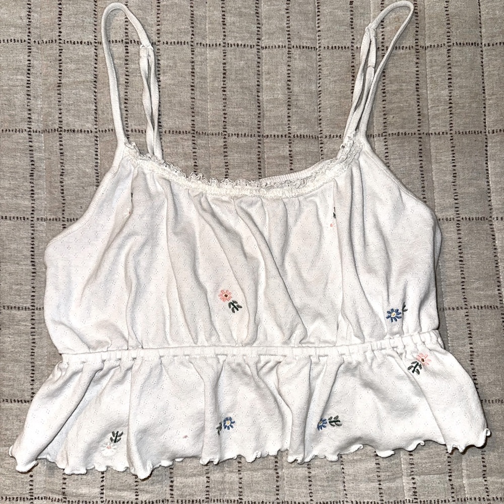 American Eagle floral tank